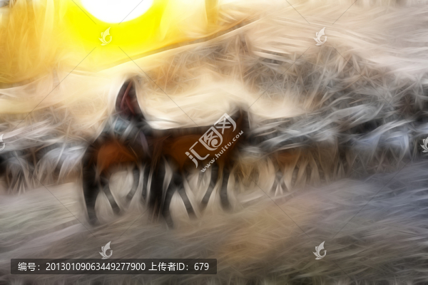 流動的牧群