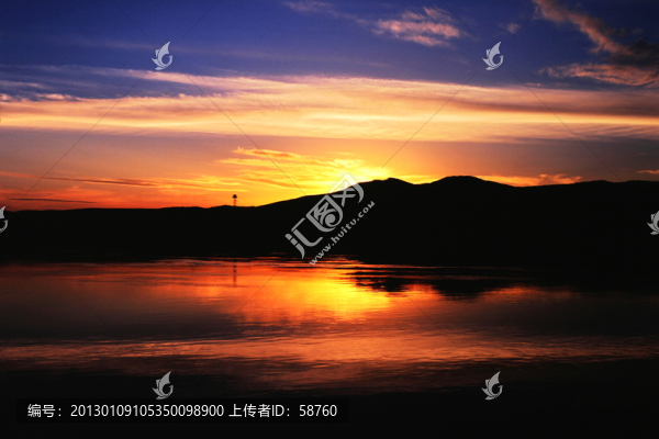 黃昏時分的額爾古納河