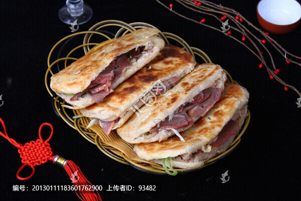 驢肉火燒,驢肉夾餅,驢肉夾饃,驢火