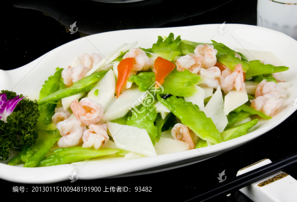 山藥苦瓜炒蝦仁