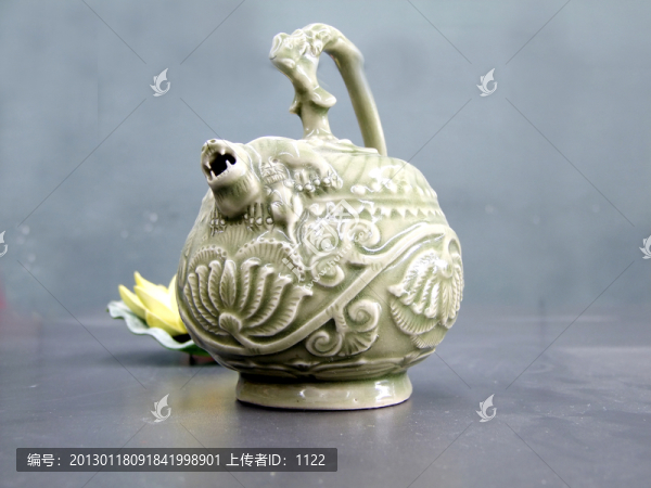 瓷器,倒裝壺,茶壺