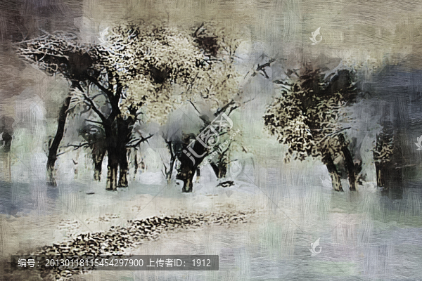 抽象畫（不分層）