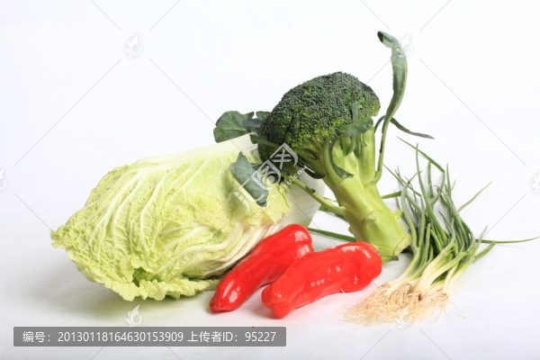 白菜辣椒西蘭花