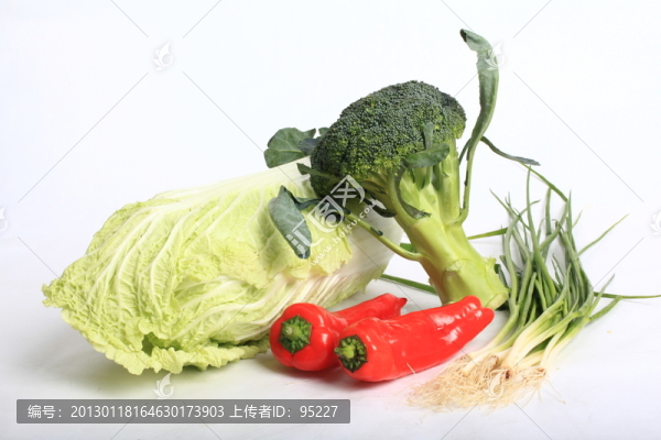 白菜辣椒西蘭花