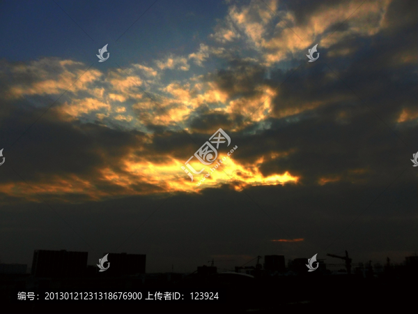 落日天空