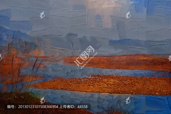 油畫,無框畫,抽象畫