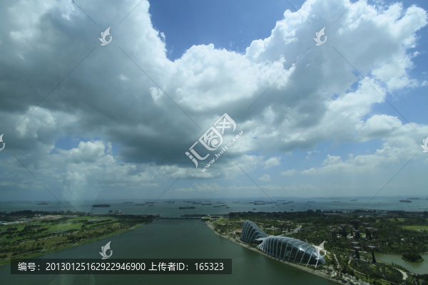 新加坡,街景,俯視,城市風(fēng)光