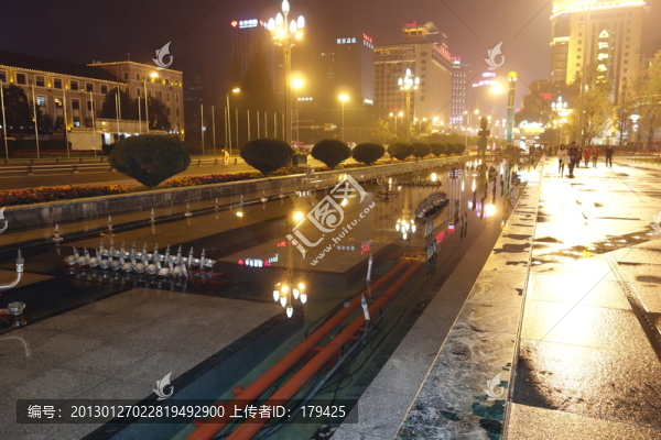 天府廣場(chǎng)夜景