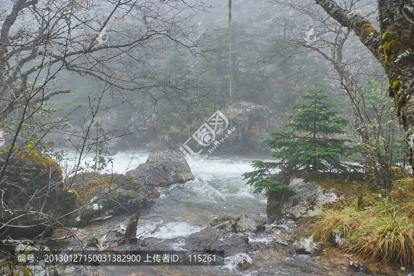 蒙蒙山澗水
