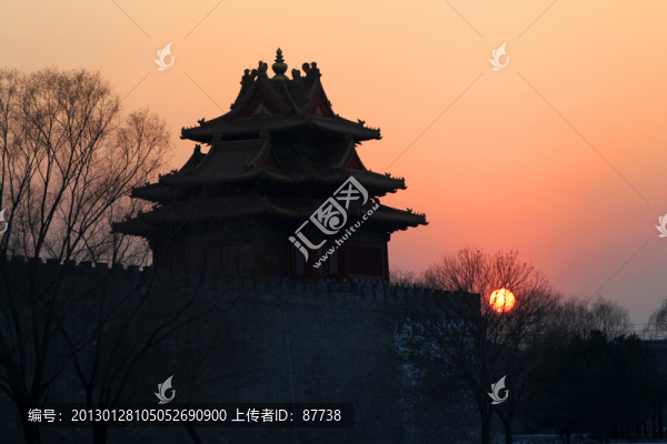 北京故宮角樓