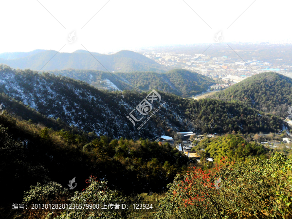 秀美山景