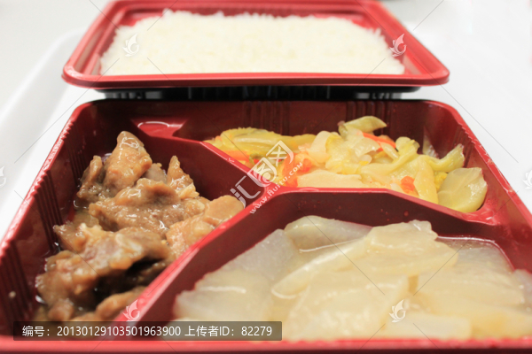 快餐盒飯