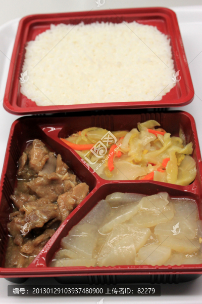 快餐盒飯