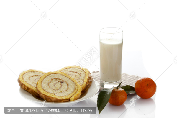 早餐,牛奶