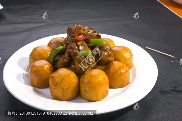 雞胗壓土豆