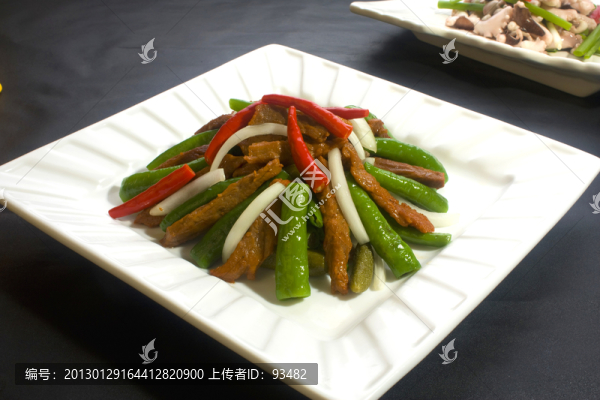 乳瓜杭椒牛柳