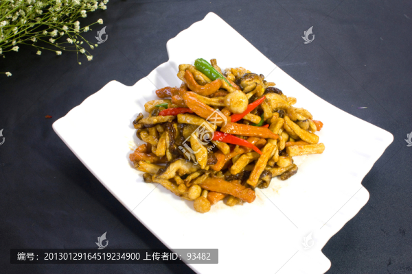 山菌肉絲