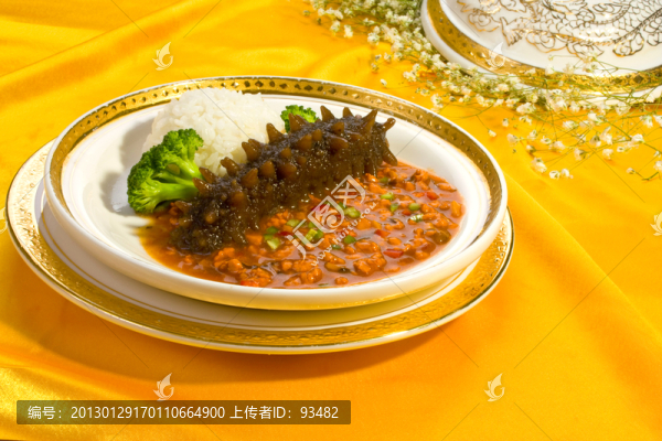 肉沫遼參扣飯