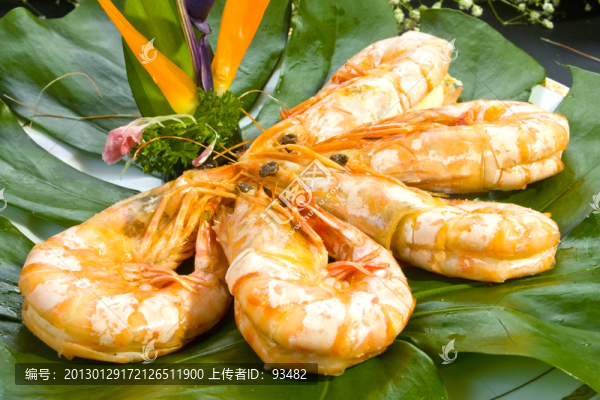 煙烤虎皮蝦