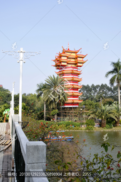 春節(jié)燈會(huì),燈塔