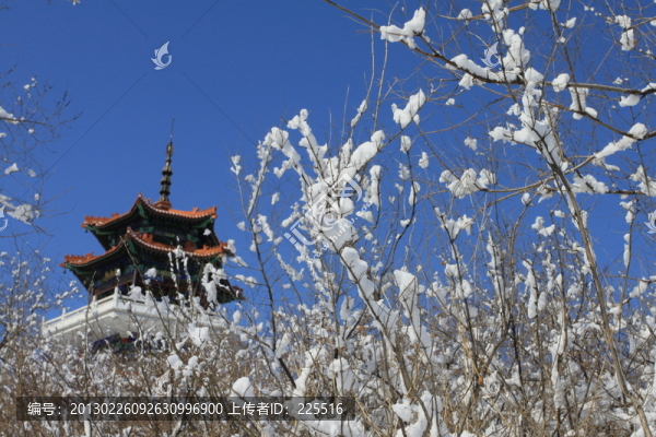 龍沙公園雪景
