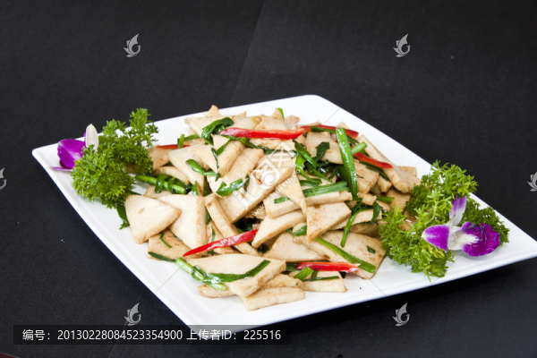 豆干爆炒韭菜