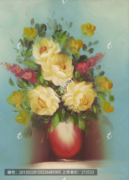 油畫,裝飾畫,無框畫,花卉,古典花卉