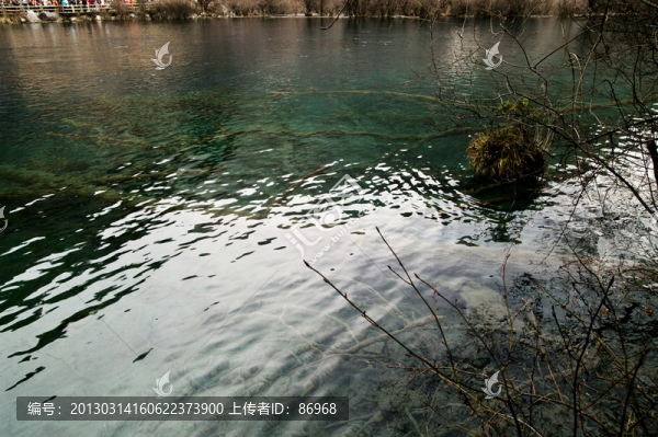 九寨溝的水