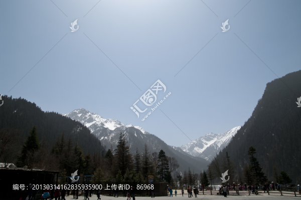 九寨溝雪山