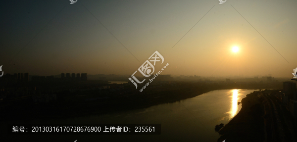 南寧,邕江全景