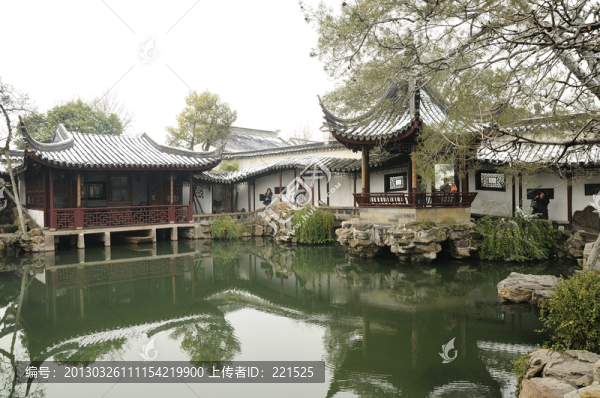 蘇州網(wǎng)師園雪景