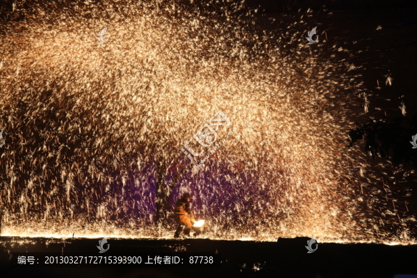 打樹花