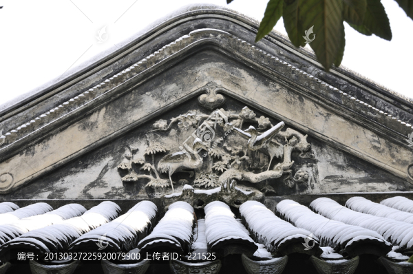 蘇州耦園雪景