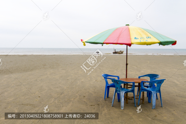 沙灘,太陽(yáng)傘