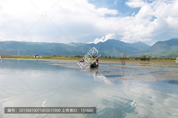 云南麗江拉市海濕地風(fēng)景