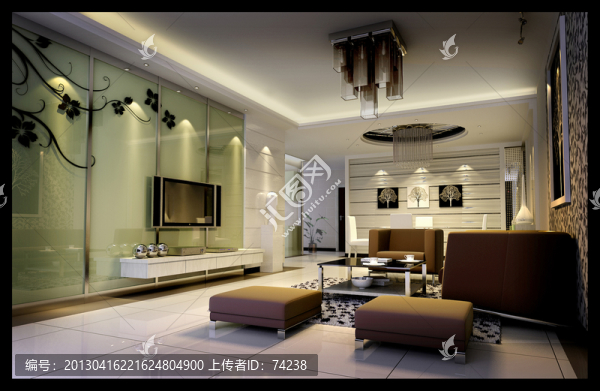 簡約風(fēng)格客廳設(shè)計(jì)效果圖