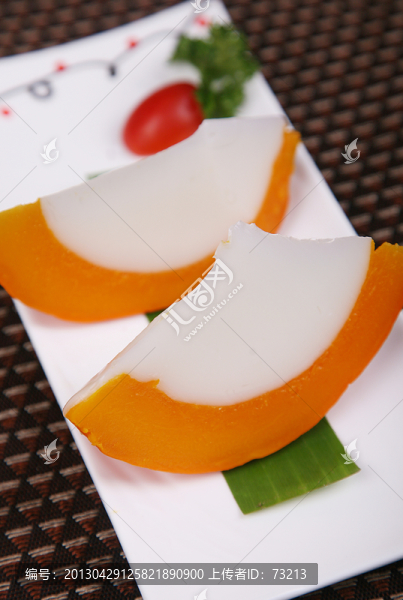南瓜椰汁布甸