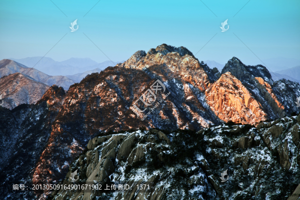 黃山冬景,黃山風光
