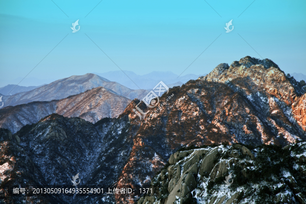 黃山冬景,黃山風(fēng)光