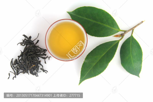 茶葉與茶杯