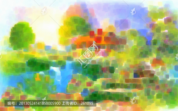 抽象畫,風(fēng)景