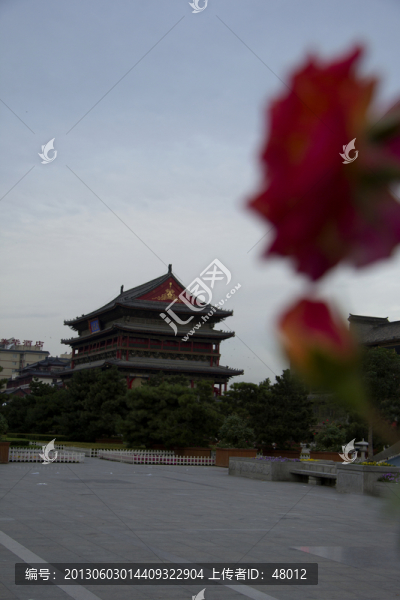 西安鼓樓風光