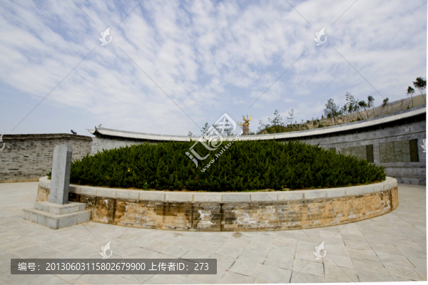 陜西岐山周公廟周公墓