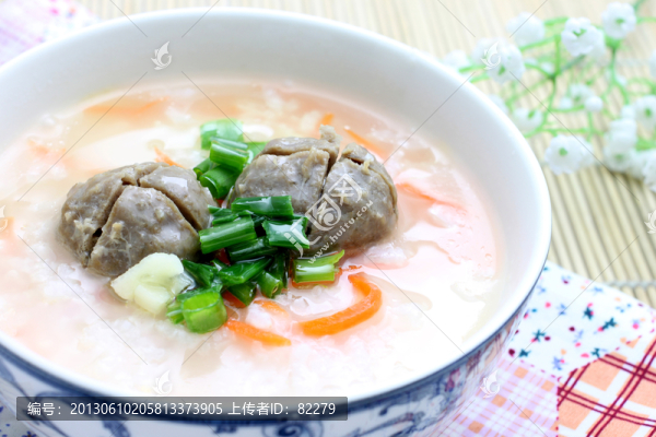 牛肉丸粥