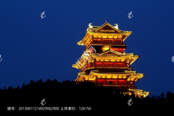 奚仲閣夜景