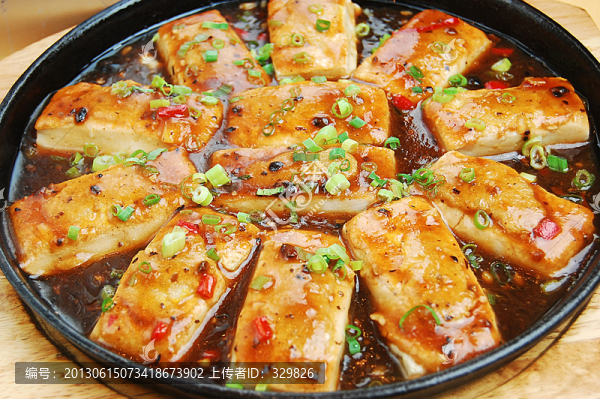 鐵板煎讓豆付
