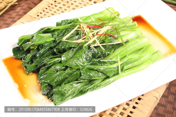 白灼菜心