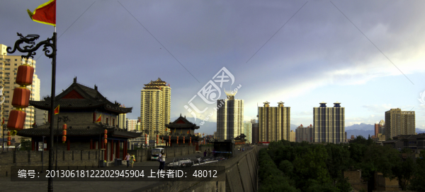 城墻與秦嶺