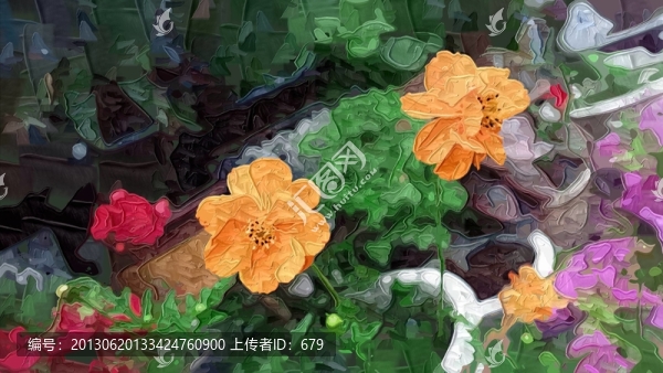裝飾畫,,花兒