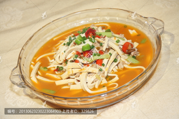 黃燜百葉豆皮